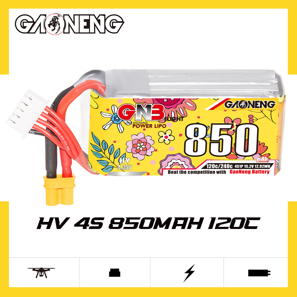 Upgraded GNB 4S 15.2V 850mAh L - Drone Racing Charger recension och pris