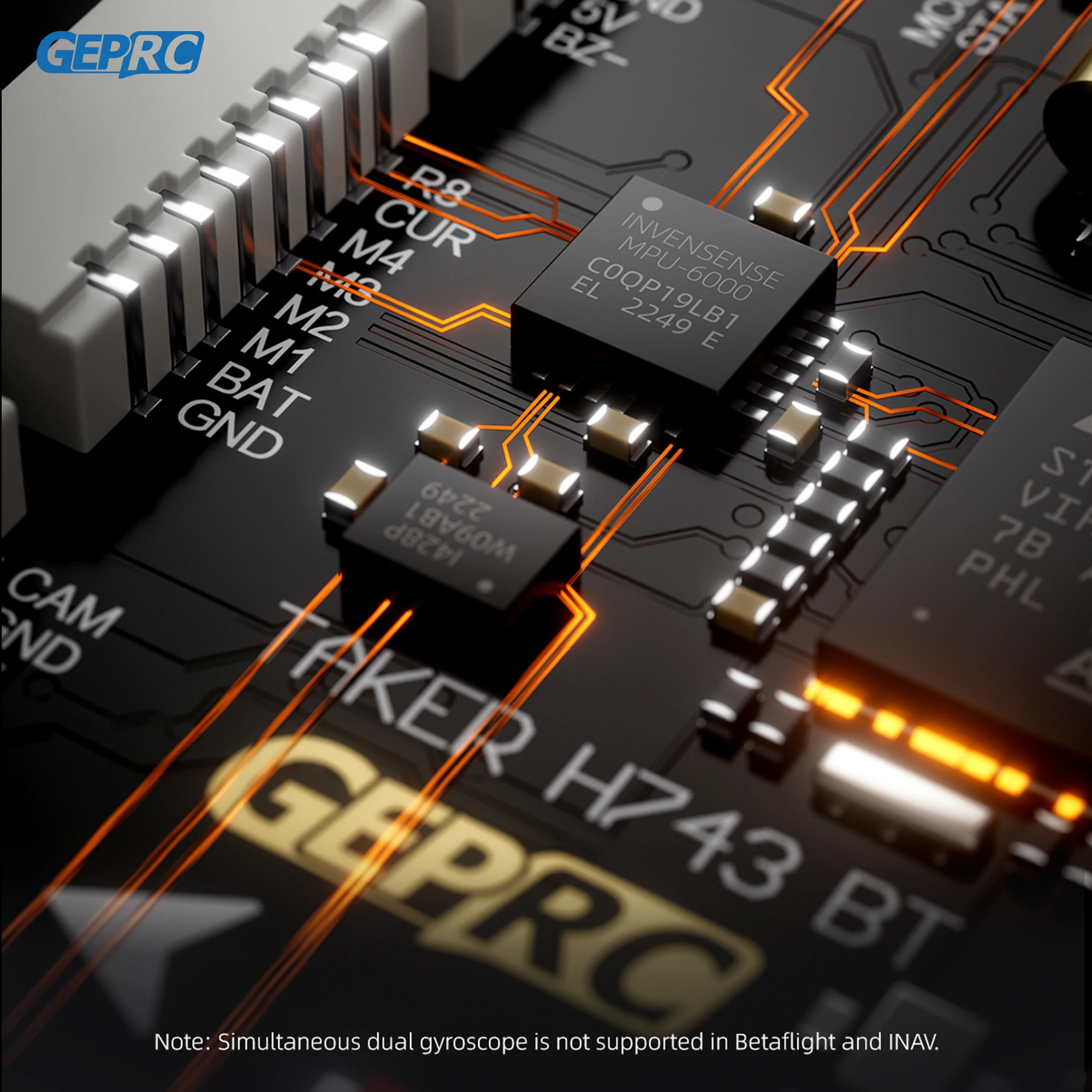 GEPRC TAKER H743 BT 32Bit 65A  - Drone Racing Esc recension och pris