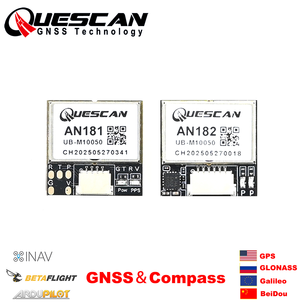 QUESCAN 18mm M10 GPS GNSS Modu - Drone Racing Flight Controller recension och pris