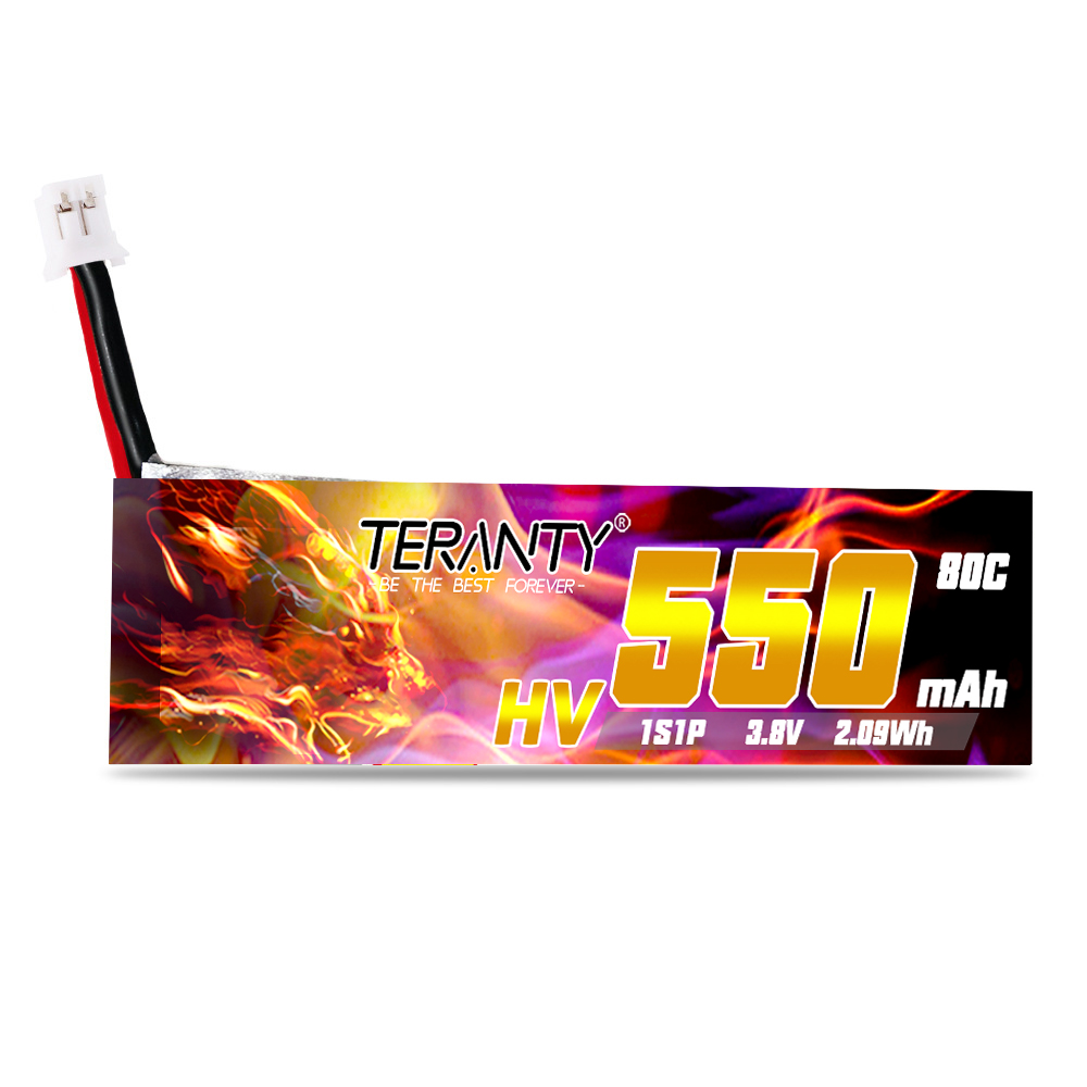 TERANTY HV 1S 3.8V 550mAh 80C/ - Drone Racing Battery recension och pris