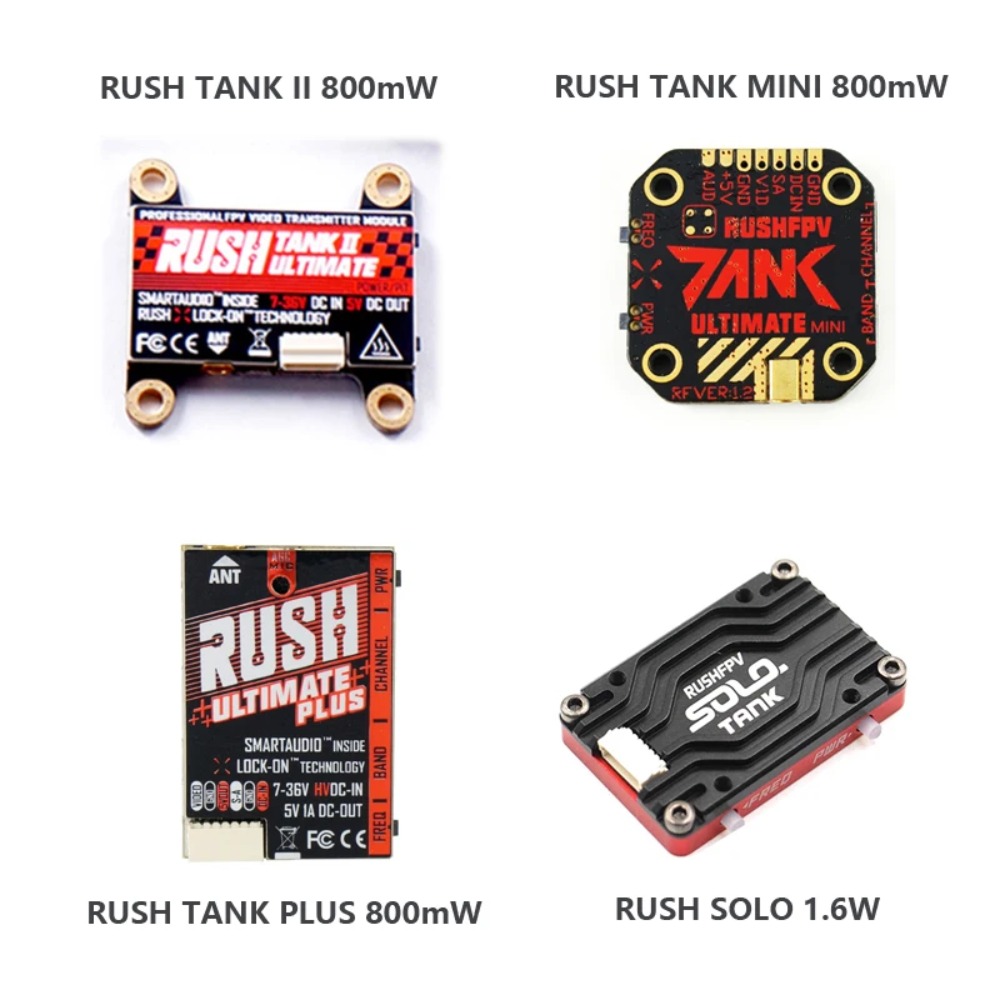 RUSH TANK Ultimate II/Mini/ PL - Drone Racing Receiver recension och pris