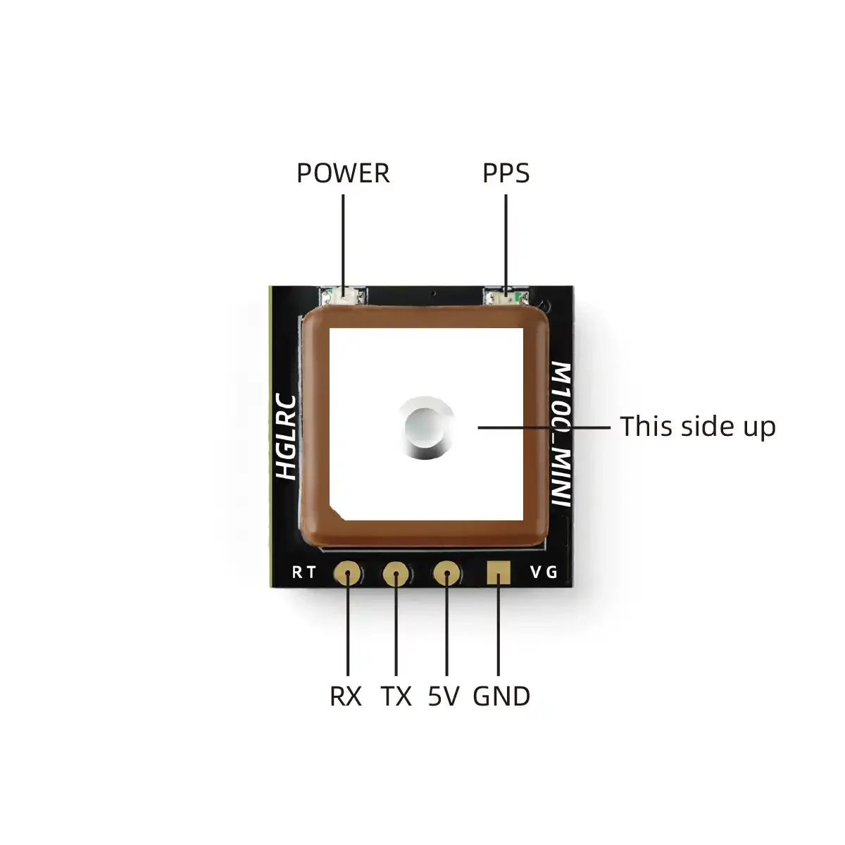 HGLRC M100 MINI GPS Module M10 - Drone Racing Flight Controller recension och pris