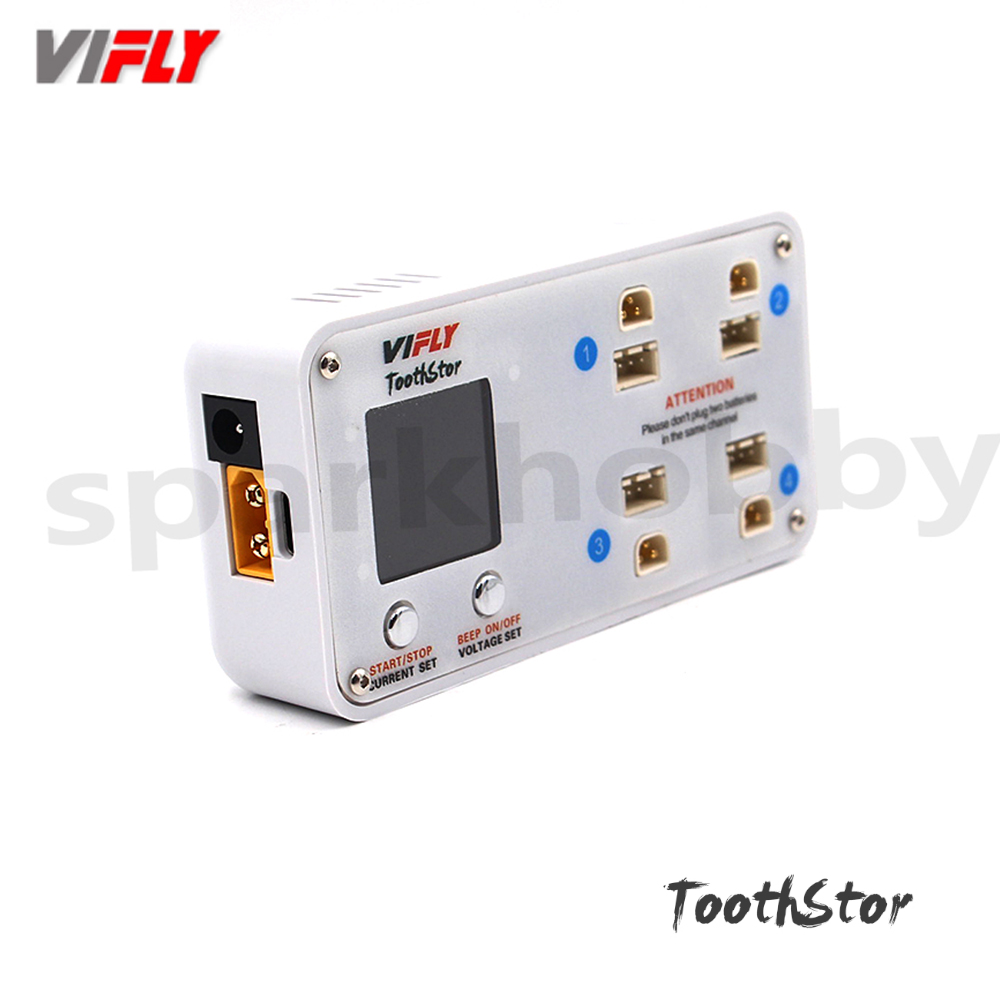 VIFLY ToothStor 4 Port 2S Bala - Drone Racing Charger recension och pris